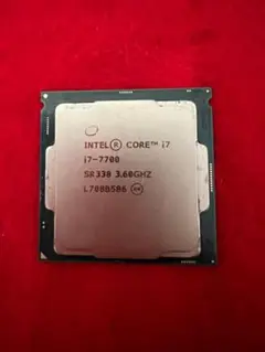 動作品　Intel Core i7-7700 CPU