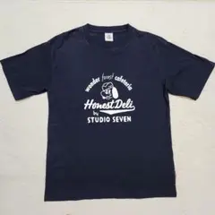 【GU】STUDIO SEVEN HonestDeli Tシャツ 　紺Lサイズ