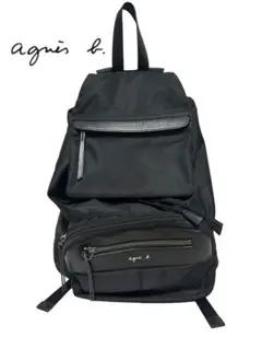 即購入可　agnes b アニエスベー　リュック　バックパック　軽量　ブラック