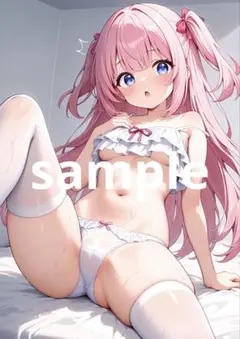 AIイラスト　セクシー　アニメイラスト　ポスター　A4サイズ　No.414