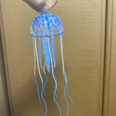 クラゲチャーム　青