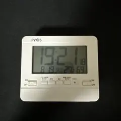 Pyxis デジタル置時計 ホワイト