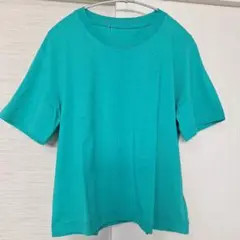 COS　グリーン　半袖Tシャツ