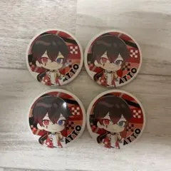 AMPTAKxCOLORS 缶バッジ あっとくん