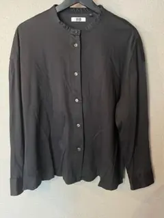 UNIQLO ユニクロ オーバーサイズ 【L】 ブラウス シャツ