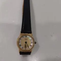 CELINE セリーヌ腕時計 シェル文字盤 スモールセコンド