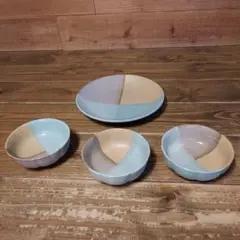 陶器食器セット 4点(美濃焼)