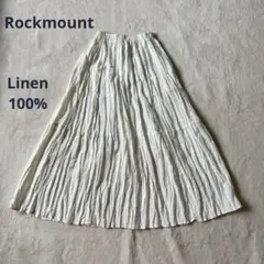 美品 ロックマウント ROCKMOUNT 麻 ティアードロングスカート アメリカ