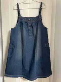 【美品】　ソウルベリー　デニム ノースリーブワンピース　LL Soulberry