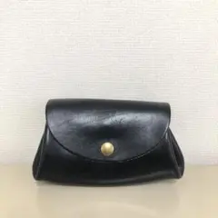 財布 イタリアンレザーボリュームウォレット ブラック 黒