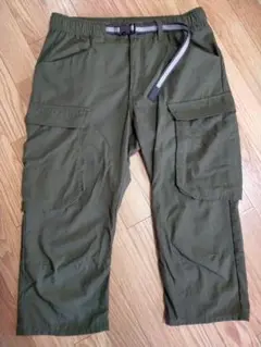 ベルト付き 7分丈 柔らかくて履きやすい☆パンツ レーヨン run denim