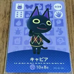 どうぶつの森 amiiboカード キャビア