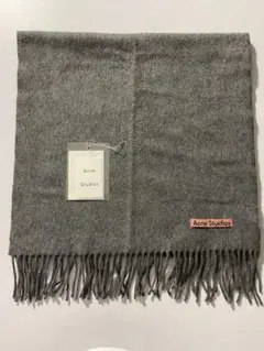 【国内正規品】Acne Studios アクネ マフラー マッドグレーピンクタグ
