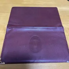 Cartier バーガンディ 長財布
