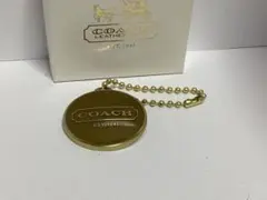 未使用美品コーチCOACH ゴールド メタルチャーム本物