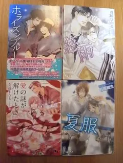 【BL文庫4冊セット】真崎ひかる、斉藤まひる、杉原理生
