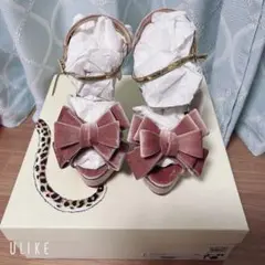 シャーロットオリンピア ヒール リボン ピンク