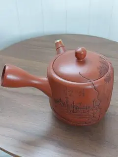 旧家蔵出 新品 常滑焼 吉川雪堂 吉川壺堂 合作 朱泥 急須 茶器 真作保証 ① 51f1IQpIxeL._UF350,350_QL50_.jpg