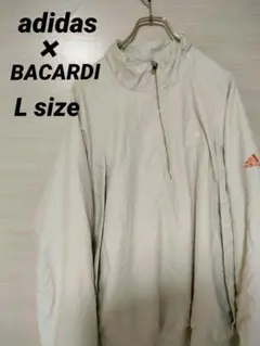 希少 adidas×Bacardi コラボジャンバー 刺繍ロゴ L