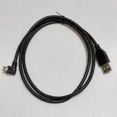 miniUSBケーブル　 L字型C USBケーブル ブラック 約1m