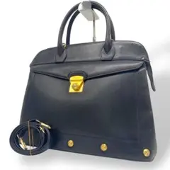 Ferragamo ビジネスバッグ ショルダー 2way ロゴ A4可 Ferragamo ビジネスバッグ ショルダー 2way ロゴ A4可