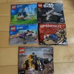 LEGO（レゴ）City＆STARWARS＆NINJAGO＆TECHNIC 5点
