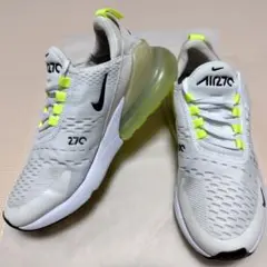NIKE ナイキ　WMNS AIR MAX 270 エアマックス　白×ネオン