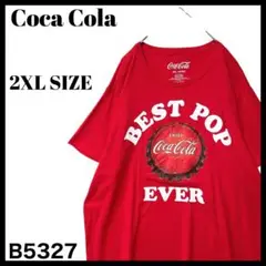 古着 コカコーラ BEST POP EVER 企業系 Tシャツ 赤 2XL