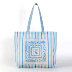 【新品】紀ノ国屋　メッシュバッグ　ライトブルー