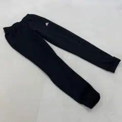 Adidas ジャージパンツ ブラック ロゴ シンプル 150cm スポーツ 黒
