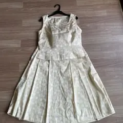 ノースリーブ　スカート　ハンドメイド　ランチパーティー