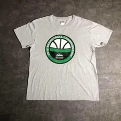 【ギルダン】US バスケットボールイベント プリントTシャツ グレー古着ZSM1