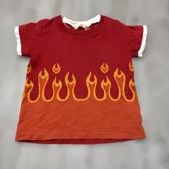 CBG PLANET 炎模様 Tシャツ 100cm