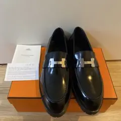 Hermes’ エルメス　エリゼ　モカシン　ロワイヤル　37.5 美品 HERMES - 2022 エルメス モカシン エリゼ パンプス ローファー