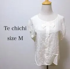 新品 テチチ レディース トップス ブラウス シャツ オフホワイト M