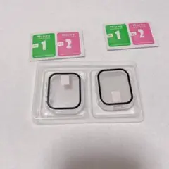 未使用　tempered glass case 41mm ２個　クリア