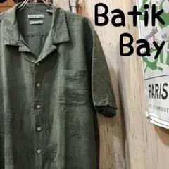 BatikBay バティックベイ シルク製アロハシャツ XXL 古着 (1747