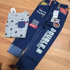 ダブルB★トップス&デニムパンツ
