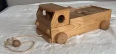 木製トラックと積み木セット