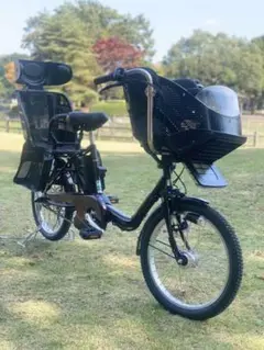 4459 【大容量】13.2 電動自転車パナソニック子供のせ20インチ ブラウン