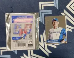 ファイターズ　加藤貴之　アクリルスクエアシール