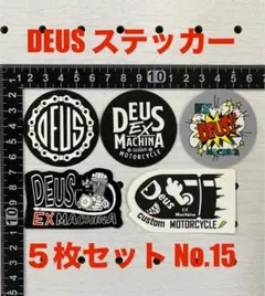 DEUS デウスステッカー　5枚セット　No.15