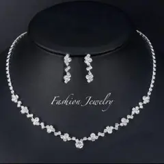 ブライダル ケース付き ジュエリー ウェディングアクセサリー ピアス ネックレス