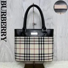 人気定番♡美品♡BURBERRY ノバチェック ベージュ トートバッグ