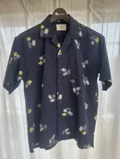 Sonny Label ネイビー花柄半袖シャツ