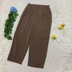 極美品　ミラショーン　カジュアルパンツ　茶色　日本製　大きいサイズ　44 2XL