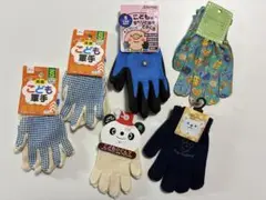 【 新品・未使用 】　子供用軍手　６双セット