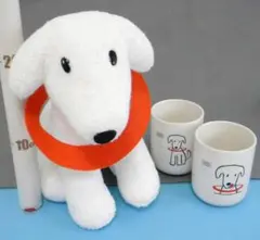 WAON ワオンくん【ぬいぐるみ25cm＆湯呑み2個セット