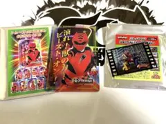 トレーディング箔押しクリアカード&フィルムコマ風チャーム　ゲキレンジャー