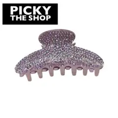 PICKY THE SHOP ヘアクリップ ピンク ラインストーン shima PICKY THE SHOP ヘアクリップ ピンク ラインストーン shima